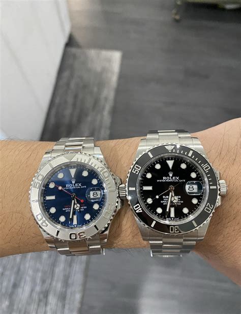 rolex yacht master vs submariner.